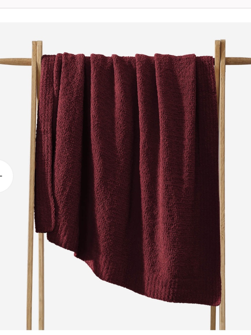 Sunday Citizen Snug Lap Throw in Cherry Lacquer